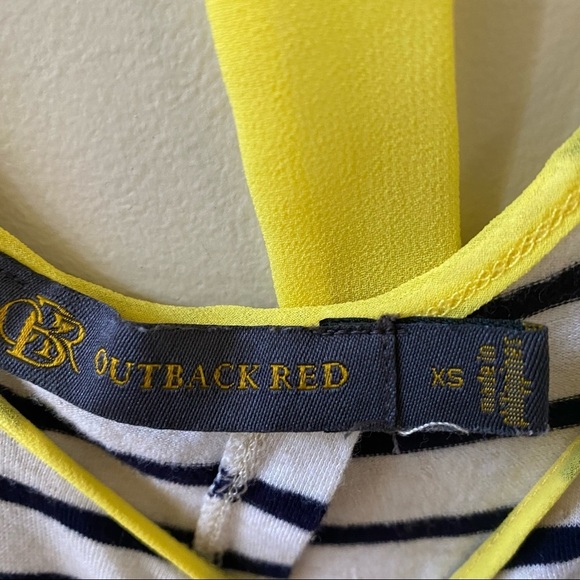 Outback Red Striped Tank Top XS - Picture 3 of 5